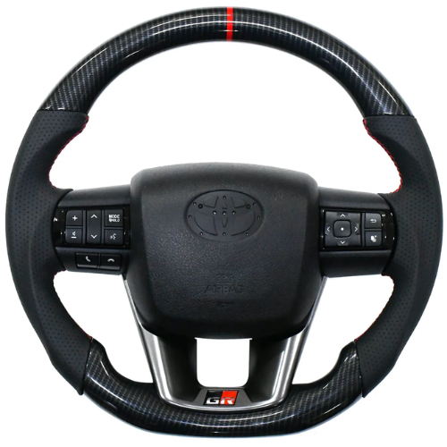 Steering Wheel copy carbon for Toyota Fortuner / Crysta / Hilux