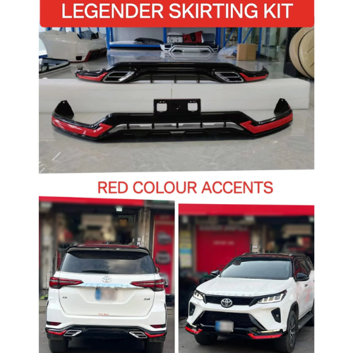 2021 Fortuner F&R Skirting Red (Legender)