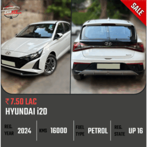 2024 Hyundai i20 Sportz Petrol (UP 16 Reg) - 16K KMs