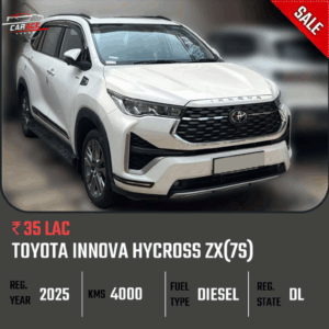 2025 Toyota Innova Hycross ZX(7S) Diesel - 4,000 KMs