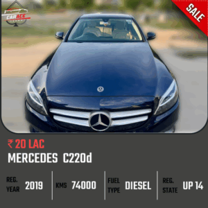 Luxurious 2019 Mercedes C220d Sedan (UP 14 Reg.)