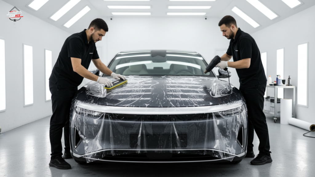 Professional car detailing service at Carace Detailing in Noida Sector 3
