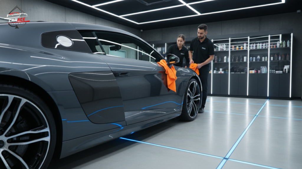 Car paint protection and coating service in Noida Sector 3.