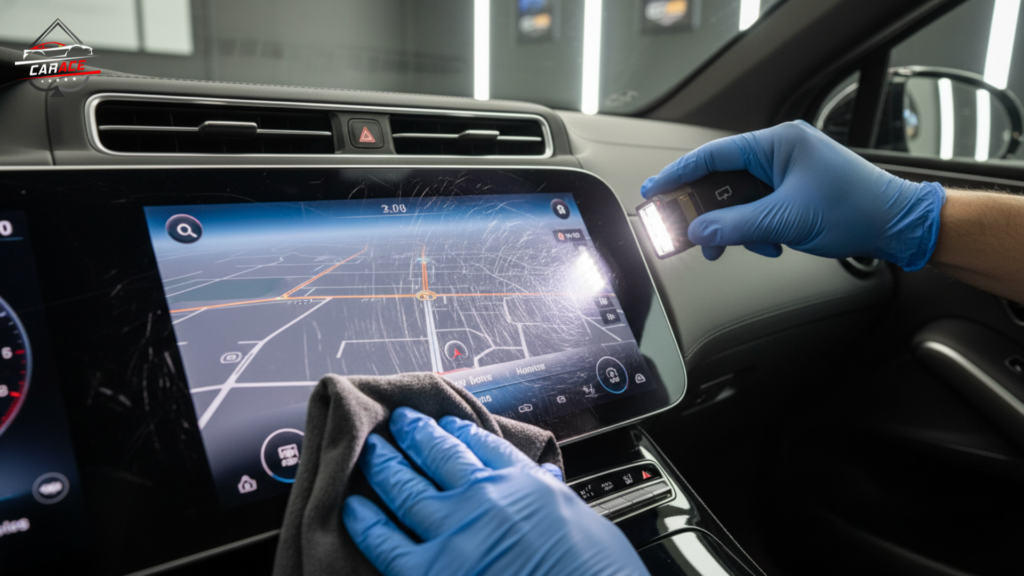 Foam cannon wash for luxury car in Noida Sector 3 detailing centre.