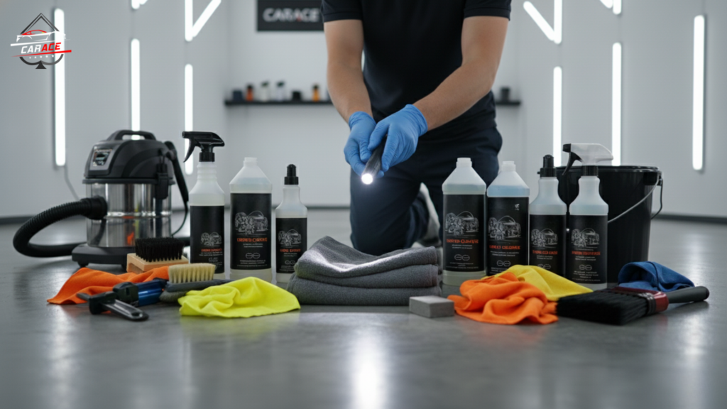 Car waterless wash and finishing spray in Noida Sector 3.