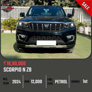 Mahindra Scorpio N Z8 Petrol 2024 | 1st Owner | 12,000 KM | Like New SUV