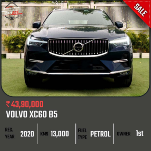 Volvo XC60 B5 Petrol 2020 | 1st Owner | 13,000 KM | Luxury Safety-Focused SUV
