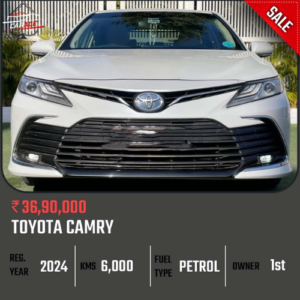 Toyota Camry Petrol 2024 | 1st Owner | Only 6,000 KM | Luxury Executive Sedan