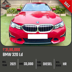 BMW 320Ld Diesel 2021 | 33,000 KM | Luxury Sedan | Sporty Red Finish