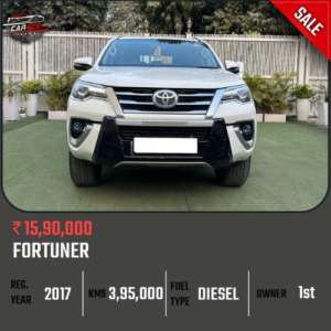 Toyota Fortuner Diesel 2017 | 1st Owner | 3,95,000 KM | Powerful Full-Size SUV